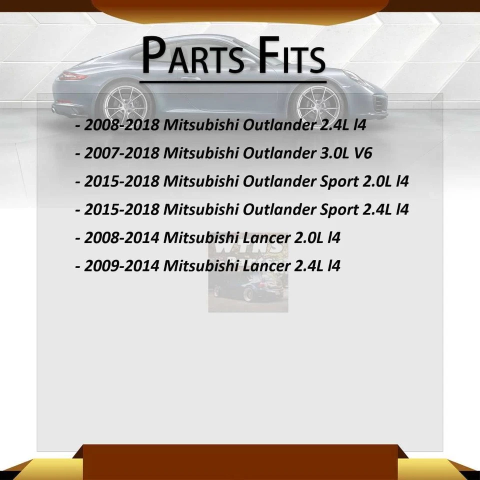 2x Brazos de control inferiores delanteros para Mitsubishi Outlander Sport 2018 2017 2016 2015 Foto 2 de 4