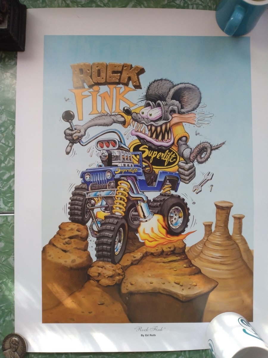 VTG Big Daddy Ed Roth Rat Fink Superlift Suspension Jeep