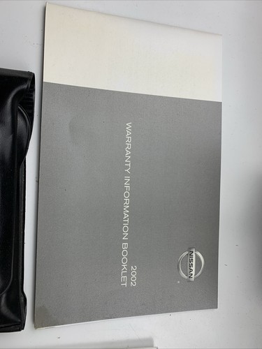 2002 Nissan XTerra Owners Manual And Supplements With Case OEM. M9 - Picture 4 of 5