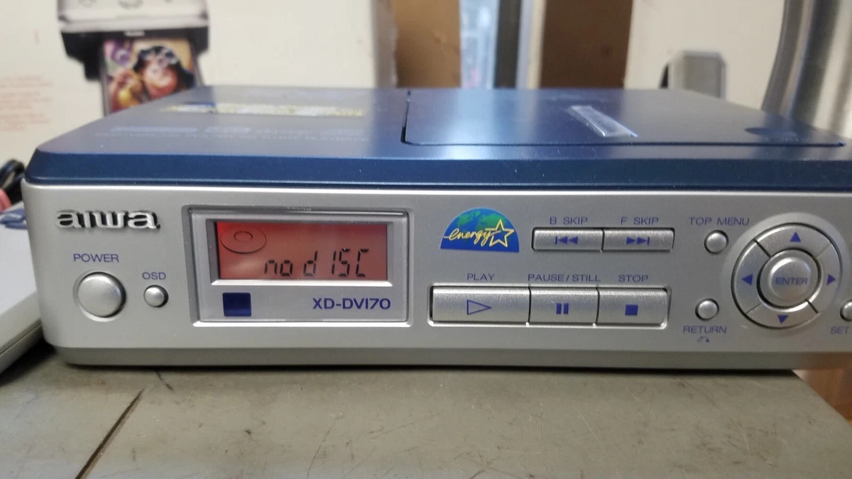 AIWA Model XD-DV170 DVD Video Player With Remote Control AIWA Model XD-DV170 DVD Video Player With Remote Control