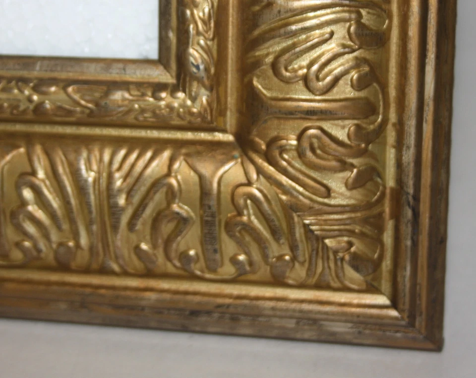 Резная золотая текстурированная рамка для зеркала картины 13,25X15 - Изображение 2 из 4
