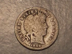 1906 D Barber Dime (1st Yr. Denver & Attractive)