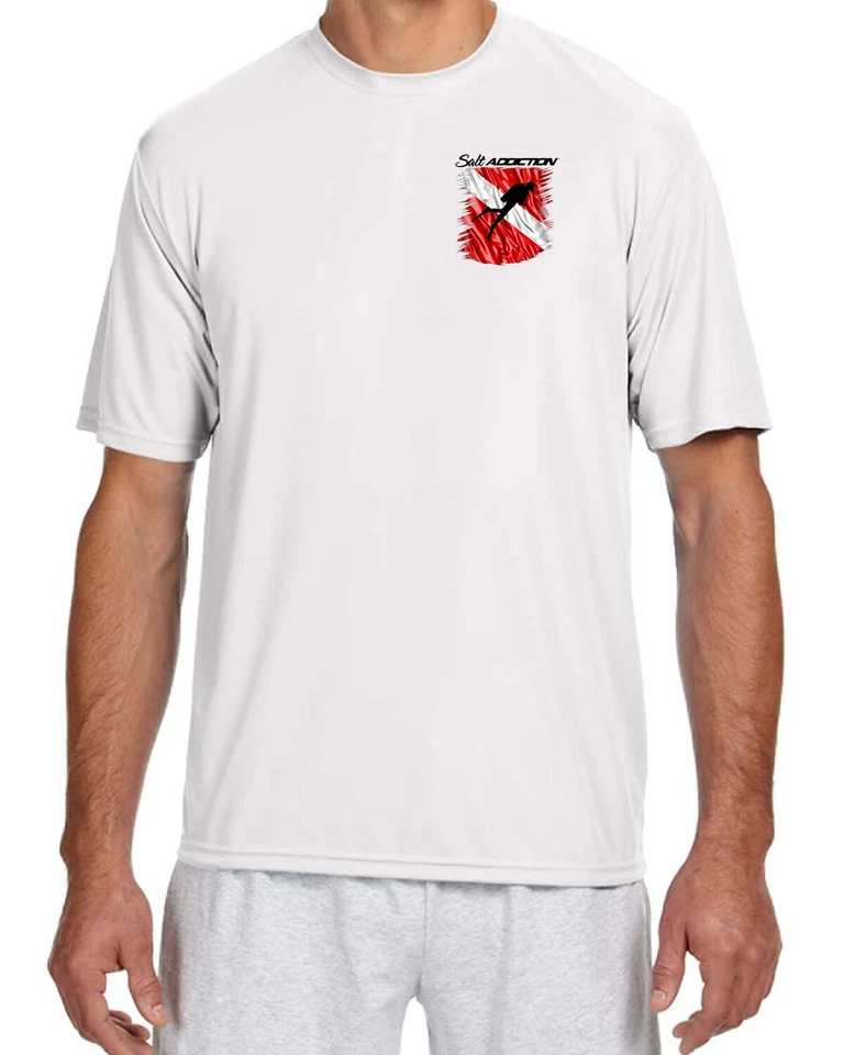 Camiseta Salt Addiction Manga Corta Microfibra Buceo Bandera Buceo 30 Foto 2 de 2