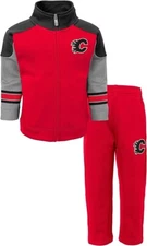 NHL Calgary Flames Children Boys"Shutdown" Jacket & Pants Set, Large(7), Red
