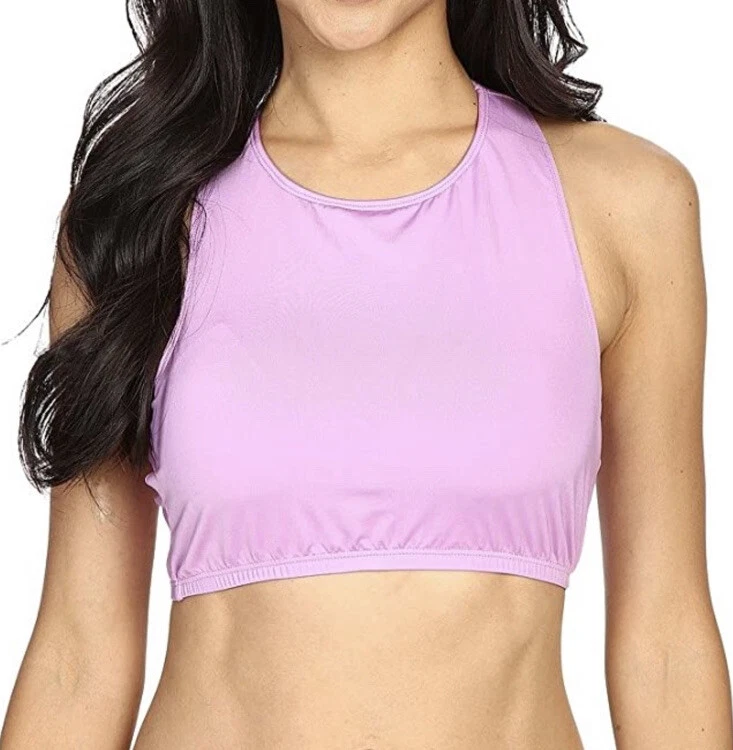 Top de natación Soybu para mujer talla XL Curazaoa corto espalda deportiva hortensia Foto 2 de 4