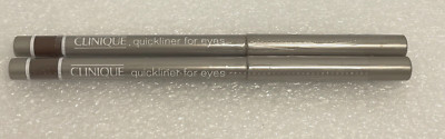 (2) CLINIQUE Quickliner For Eyes #02 Smoky Brown **ORIGINAL SOLD AS-IS