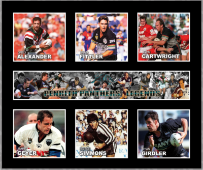 NEW!! Penrith Panthers Legends memorabilia frame,limited edition