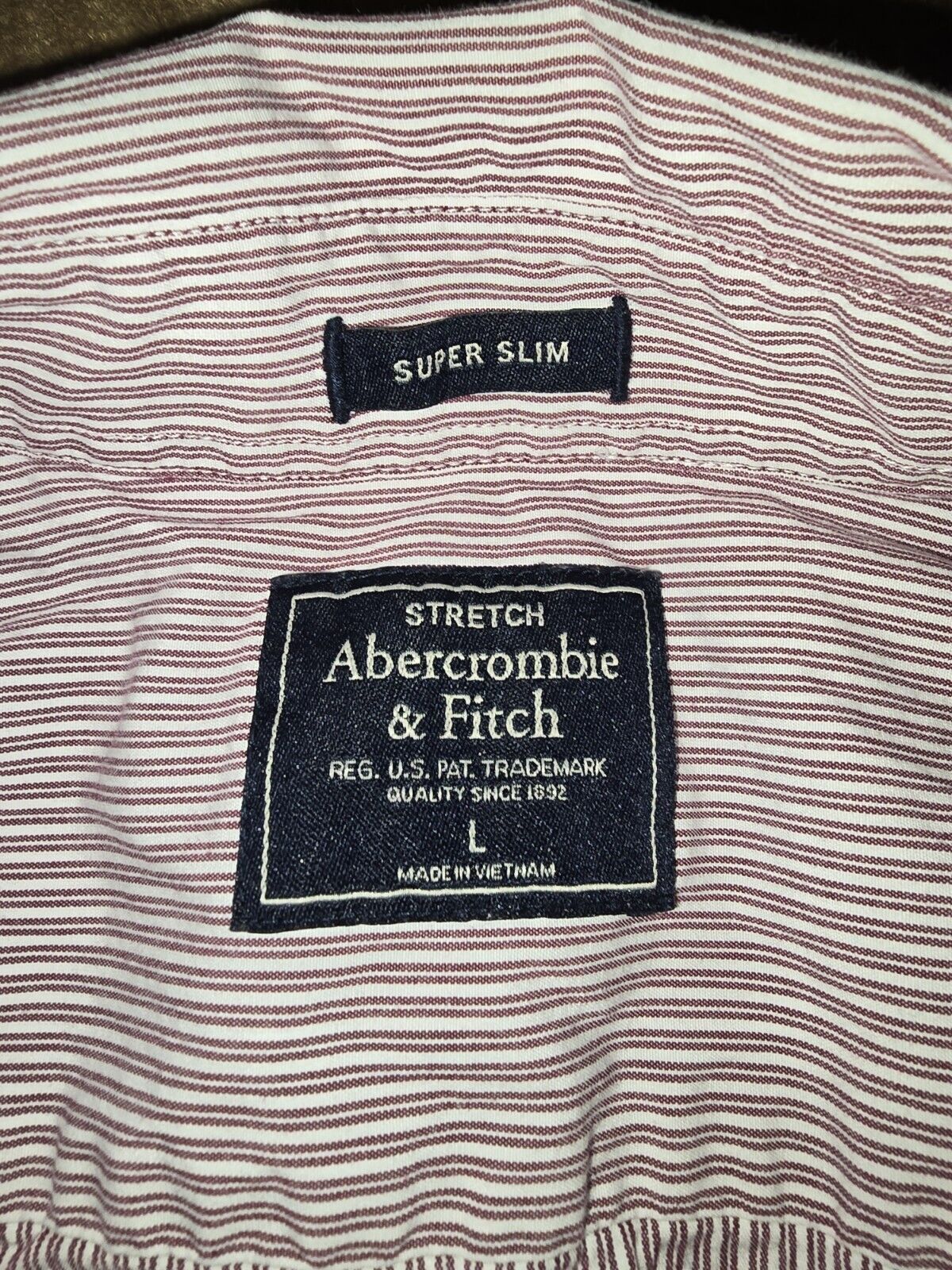 MENS ABERCROMBIE & FITCH BUTTON UP LONG SLEEVE SH… - image 2