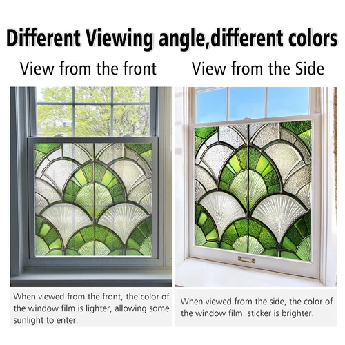 AU Static Cling Glass Window Film Privacy Stained Glass Sticker UV Protection - Picture 26 of 47