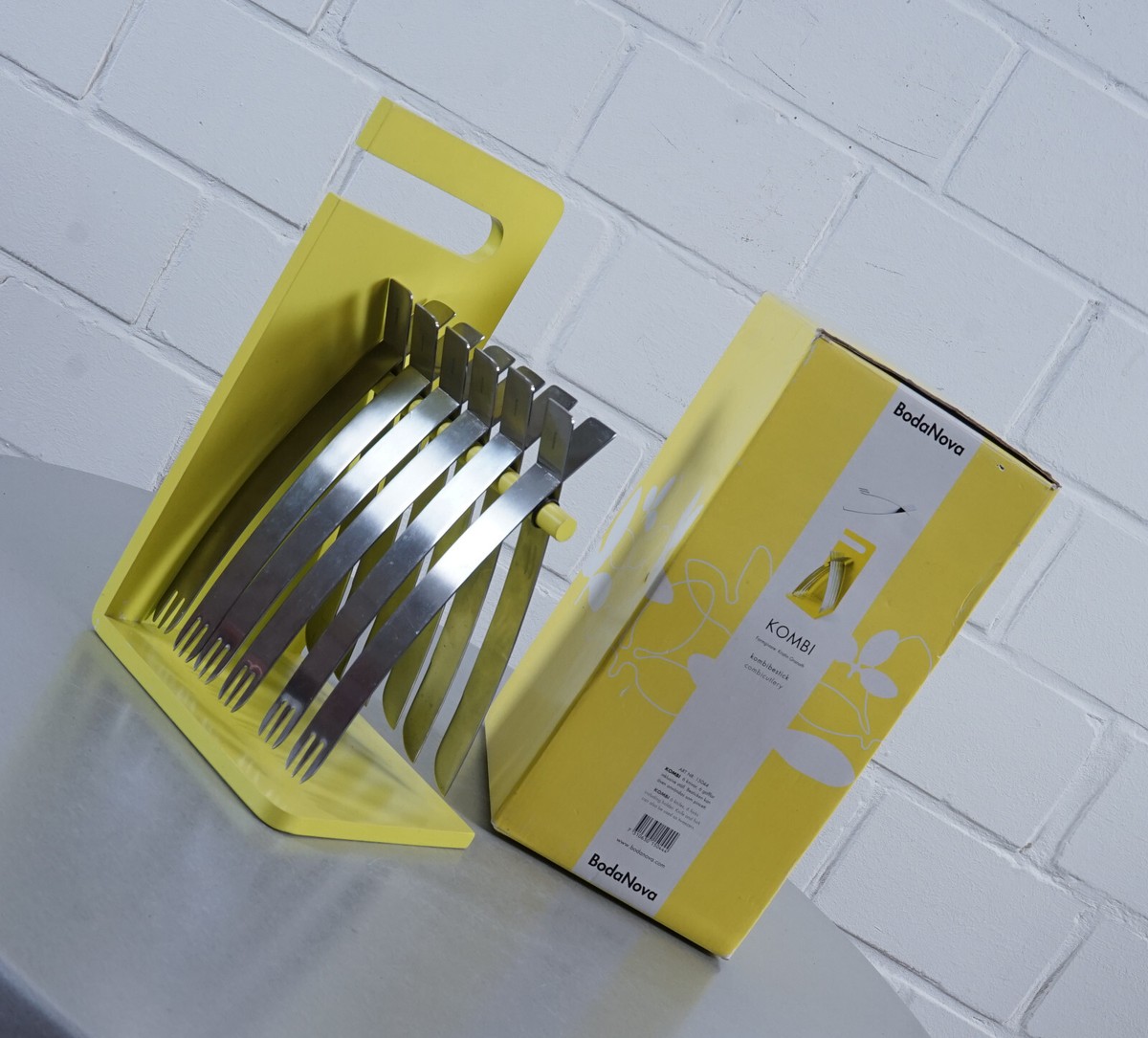 BodaNova combi design cutlery 13 pieces for 6 people stainless