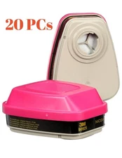3M 60925 Formaldehyde Organic Vapor P100 Replacement Respirator Cartridge 20 PCs
