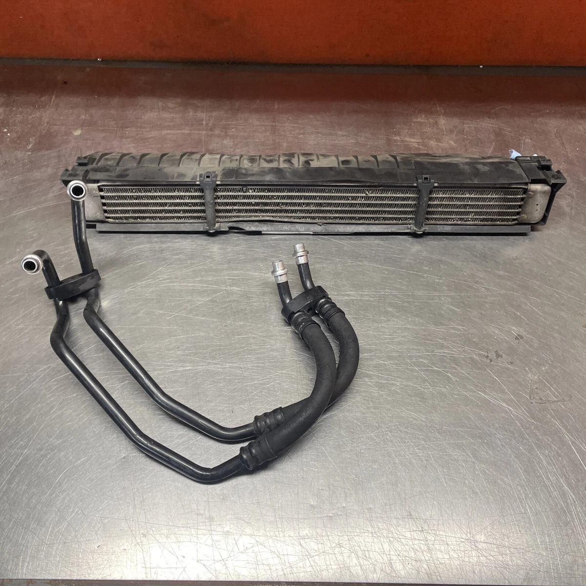 BMW OEM E46 M3 S54 Engine Oil Cooler 2228942 With Oil Cooler Lines 