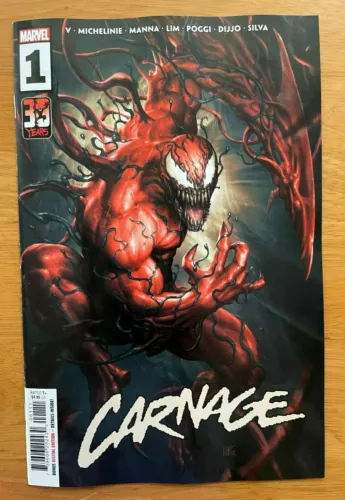 CARNAGE 1 2022 Kunkka Lim Main Cover A 1st Print Marvel Comic NM