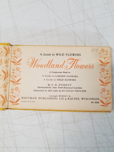 Vintage 1945 A Guide To Wild Flowers Woodland Flowers Whitman Hardcover 1718 - Bild 2 von 9