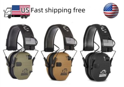 New Walker s Razor Slim Electronic Muff FDE Patriot Version US