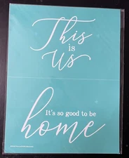 * THIS IS US ~ Chalk Couture reusable transfer stencil - 8.5x11