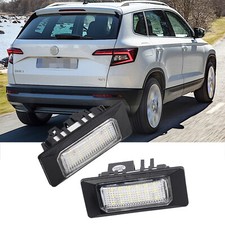 Passt für Skoda karoq Bj. ab 2017 LED Kennzeichenbeleuchtung
