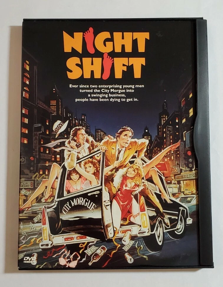 Night Shift DVD VIDEO MOVIE Ron Howard morgue workers call-girl service  comedy