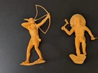 Antique Plastic Indians 6 inches