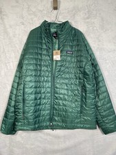Patagonia Men  s Nano Puff Jacket Size XXL Conifer Green. Retail 239 NWT