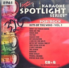 SC8961 THE WHO SOUND CHOICE KARAOKE CDG LOT WA