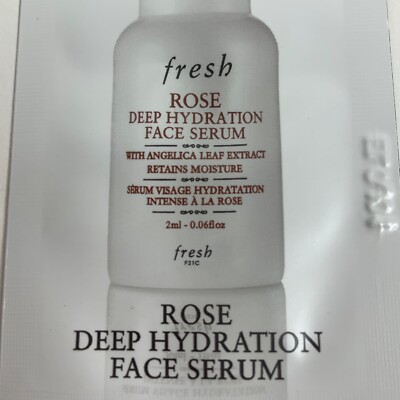 Fresh Rose Deep Hydration Face Serum Lot of 20 2 ml Sample Travel