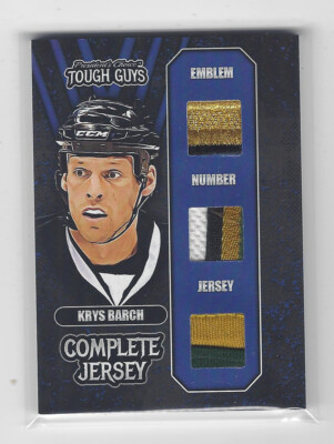 KRYS BARCH 2024 PRESIDENT'S CHOICE TC TOUGH GUYS COMPLETE JERSEY #CJ-01 /9!