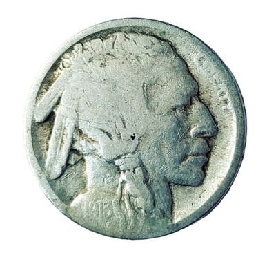 1913 D Type 1 Raised Ground Buffalo Nickel Restored Date Free Shipping
