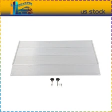 Portable Self Supporting Aluminum Angled Entry Threshold Ramp Ideal 10.4 Pounds