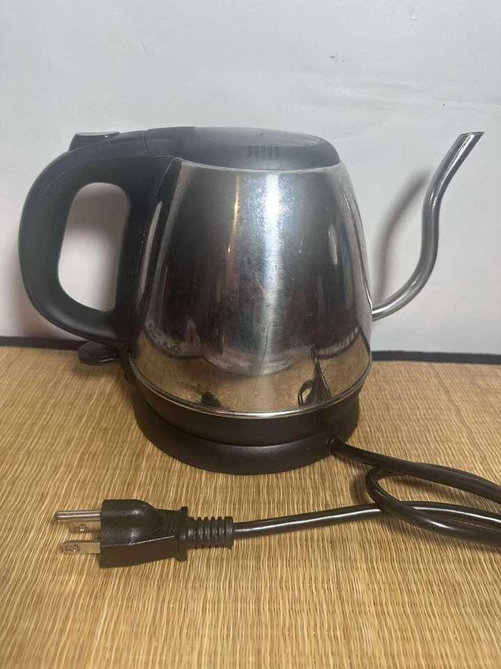 Hervidor eléctrico de acero inoxidable Zell | Caño de cuello de cisne | Verter sobre café y té  Foto 4 de 4