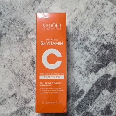 SADOER 5 Heavy Vitamin C Face Toner 130ml Whitening Brightening Antioxidant