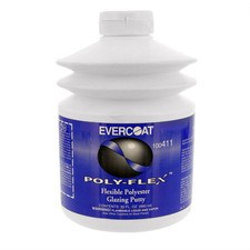Evercoat 100411 Poly-flex Glazing Putty Flexible Spot Filler 30oz