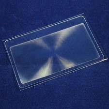 Portable Credit Card Magnifier Fresnel Lens with 3x Mag - 10 units/Pack