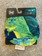 BUFF COOLNET UV FACE MASK MULTIFUNCTIONAL HEADWEAR ADULT DORADO MAHI MAHI
