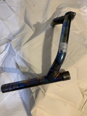 Exhaust pipe fits 1998-2006 Touring models with Baker Jim's S&S Billet Trap Door