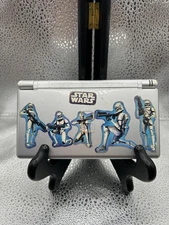 Nintendo DS Lite Console Silver For Parts or Repair Broken **Parts Or Repair**