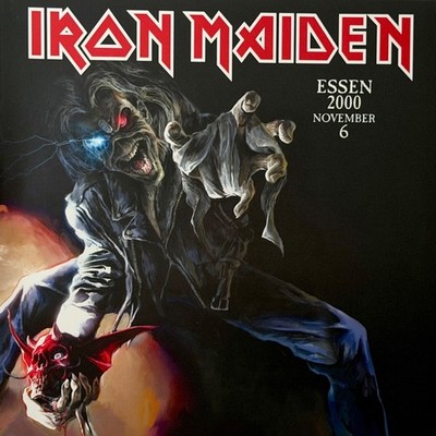 Iron Maiden Essen 2000 November 6 3 LP Red Vinyl Live Germany tri-fold NEW