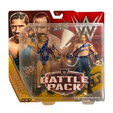 WWE SIMON GOTCH AND AIDEN ENGLISH SIGNED BATTLE PACK 2 PACK WITH JSA COA RARE