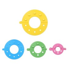 ULTNICE 8pcs 4 Sizes Essential Pompom Maker Fluff Ball DIY Needle Craft Tool