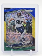 AJ BARNER 2025 PANINI PRIZM BLUE YELLOW GREEN CHOICE ROOKIE #297 Q3098