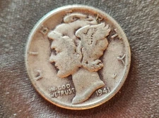 1941 10C Mercury Dime