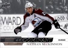 2020-21 Upper Deck Predominant #PR17 Nathan MacKinnon - HKY