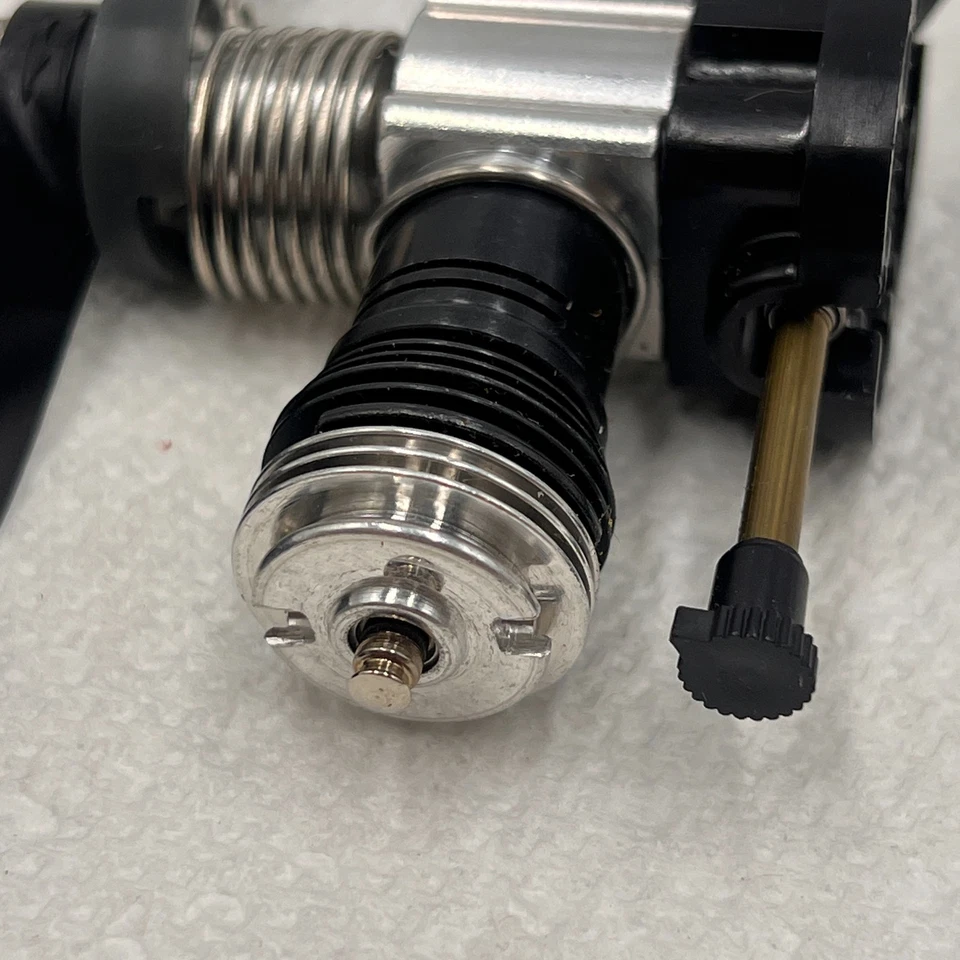 Cox RC Model Airplane engine Black Silver - Image 4 of 4