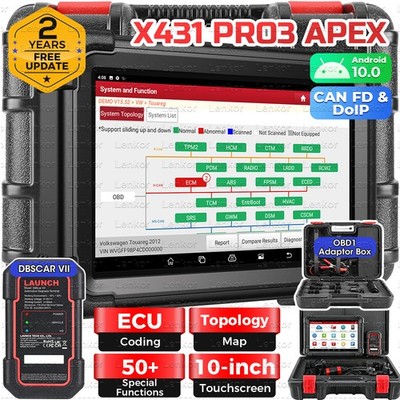 2026 LAUNCH X431 PRO3 APEX PRO 5 KFZ OBD2 Diagnosegerät ALL SYSTEM ECU Codierung