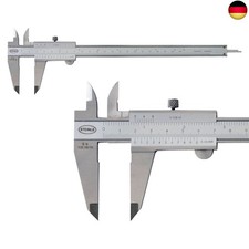 STEINLE 1102 Taschen Messschieber 150 mm mit Feststellschraube, Ablesung: 0,05