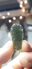Moldavite 5.4g Besednice Czech Republic Natural Etched Tektite Collectors Grade