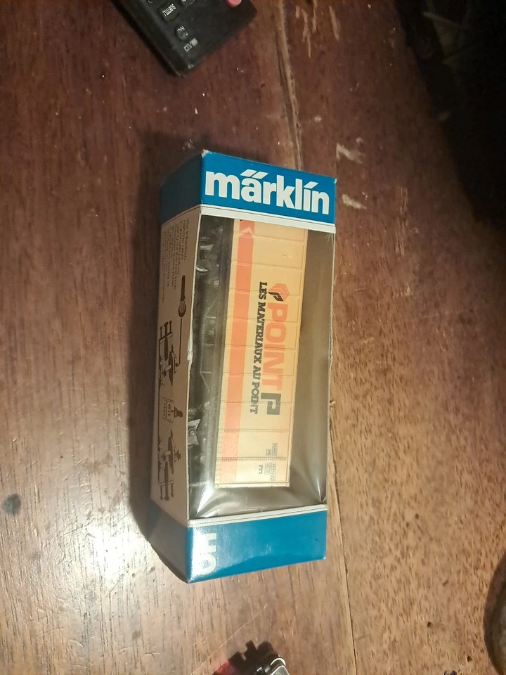Marklin Ho WAGON MARCHANDISE Point P Avec Boite - Photo 4/4