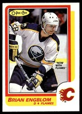 1986-87 O-Pee-Chee Brian Engblom Calgary Flames #40