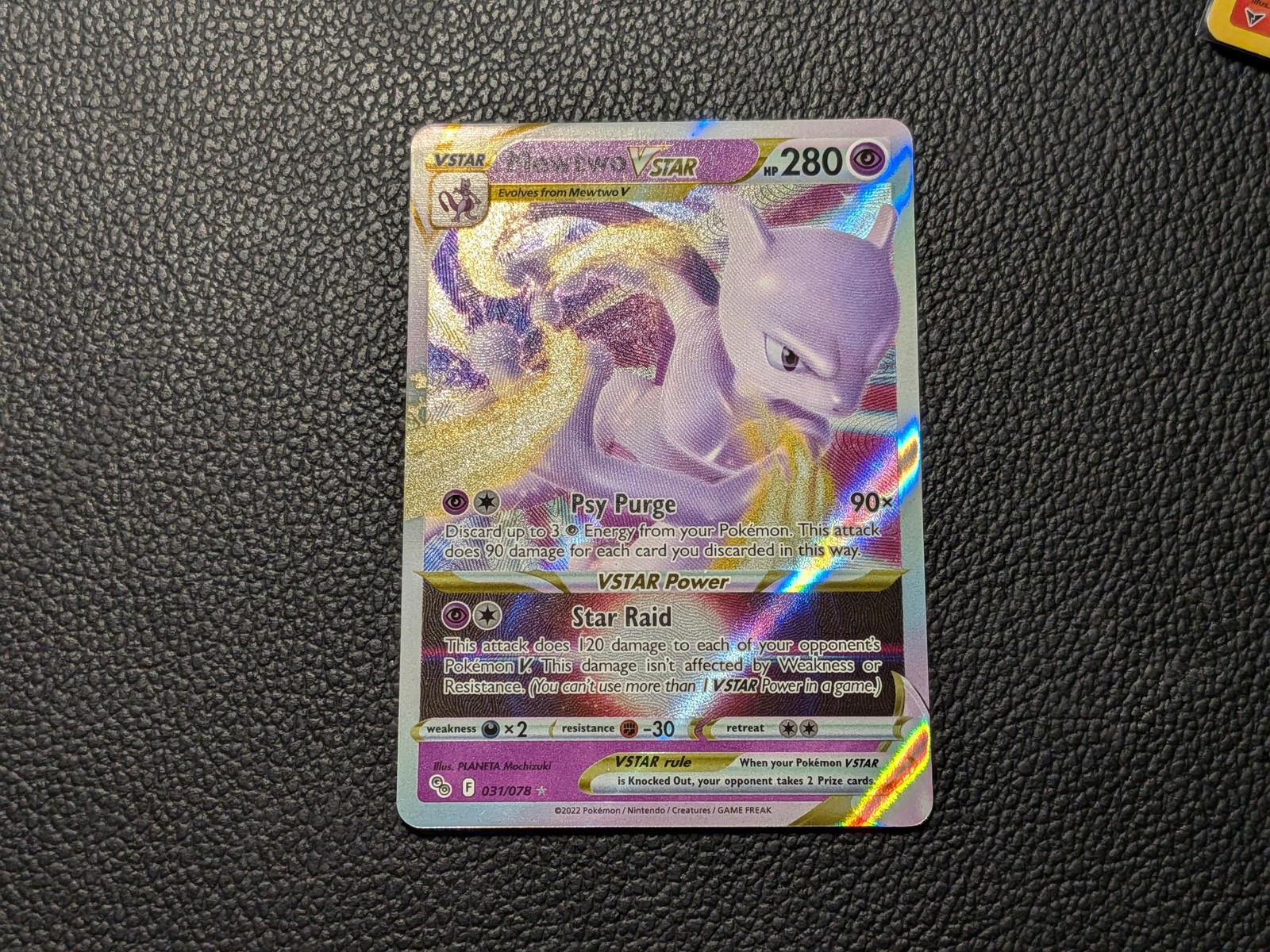 Pokemon Mewtwo VSTAR 031/078 - Pokémon GO