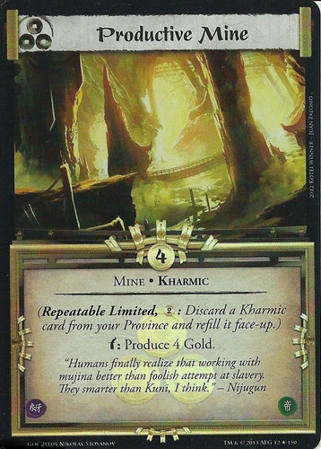Productive Mine FOIL Ungraded L5R: Gates of Chaos